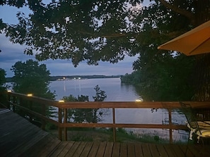 evening view from the balcony