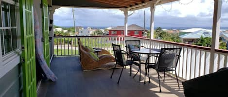 patio with gorgeous ocean view