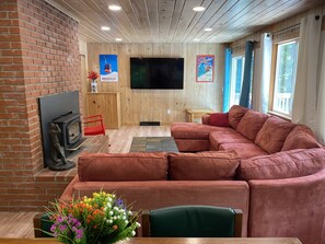 Main living area with TV.