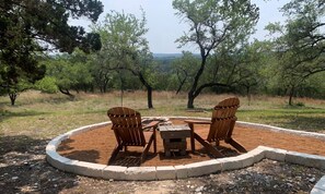 Fire pit with a view