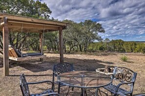 Enjoy expansive hill country views