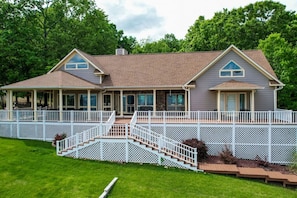 Lake view of home