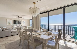 Gulf front dining