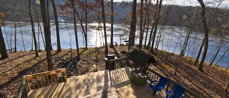 180 degree view of the lake - Nearly 2,000 sqft of patio/decking!
