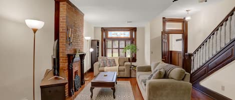 living room on first floor