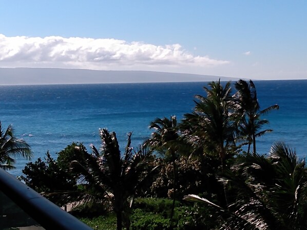 Vue sur la plage ou l’océan