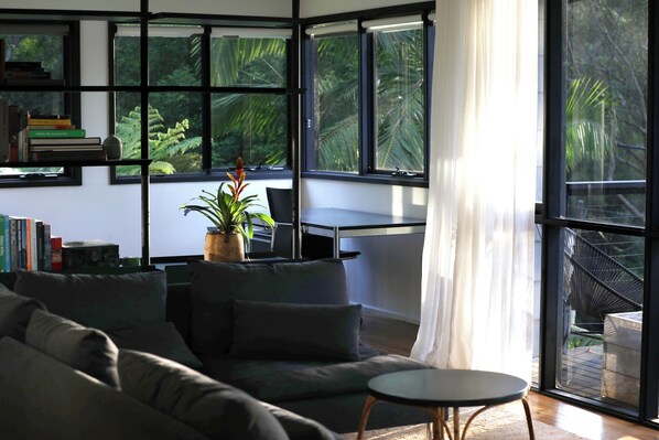 View into study area