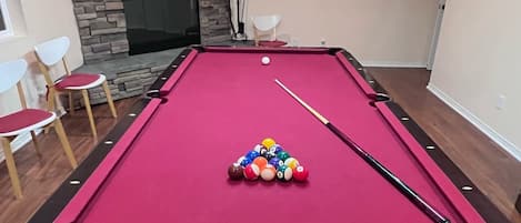 1st floor: Game Room with Pool Table! Fun for the whole family!