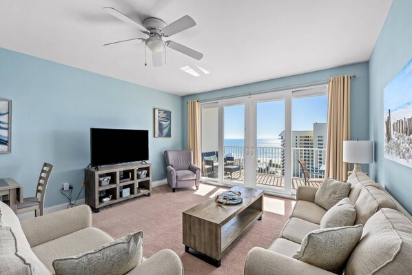Family-friendly with great views of the Gulf and resort area.