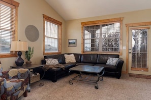 Living room with flat screen TV