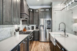 Full kitchen with pro-grade appliances