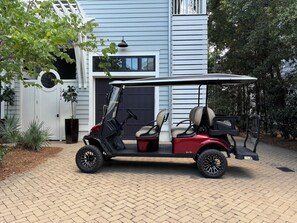 Courtesy Use of a 6-seater golf cart