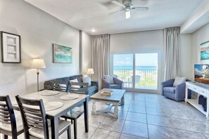 Living Room with Balcony Access