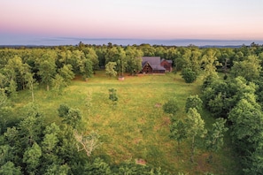 2-acres of mowed space for fun and games.