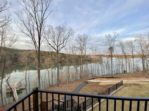 Fall/winter view of Death Valley and Lake Hartwell from the back deck.