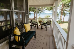 Get cozy and watch the wildlife from the front porch