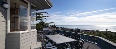 Incredible sweeping ocean views from most of the home