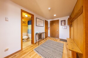 Entry Way & Shared Bathroom