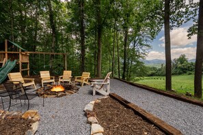 Fire Pit and Playground!