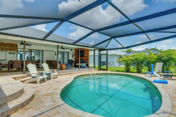 Cape Coral Vacation Rental | 3BR | 2BA | 1,956 Sq Ft | Step-Free Access