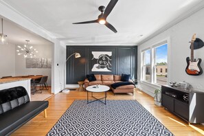 Spacious living room