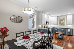 Dining Area - Large dining table that could seat up to 10 people comfortably