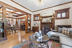 This renovated duplex sits in the lively Northeast, Minneapolis; quaint space and designed for cozy with sundrenched natural light.