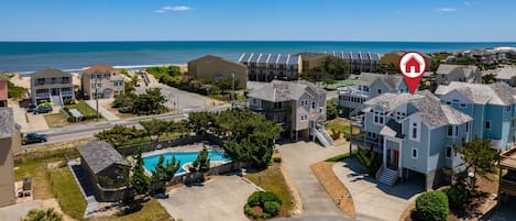 This Gorgeous Coastal Ocean Facing Home Sits Just 137 Steps from the Beach