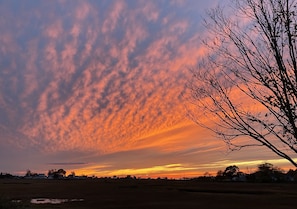 Sunset view from deck!