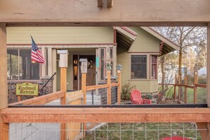 Fenced dog area for Fido