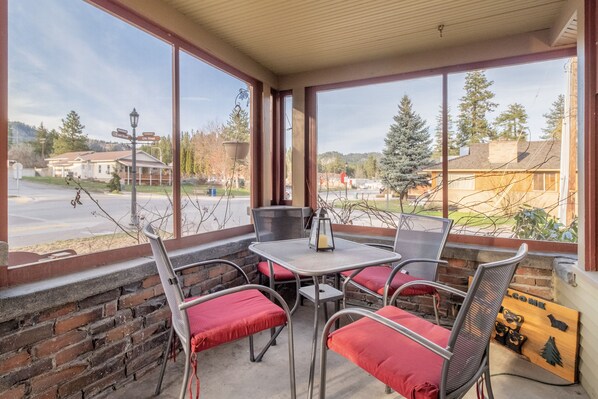 Covered front porch
