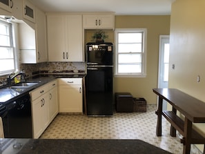 Please don't mind the picture from before new backsplash!