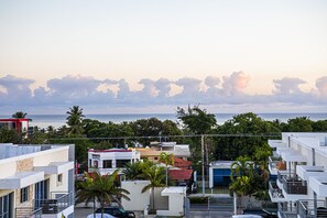 Blick von der Unterkunft