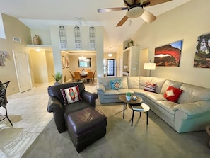 View towards the front door.