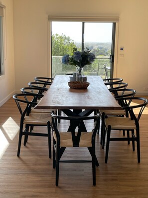 Upstairs dining table 