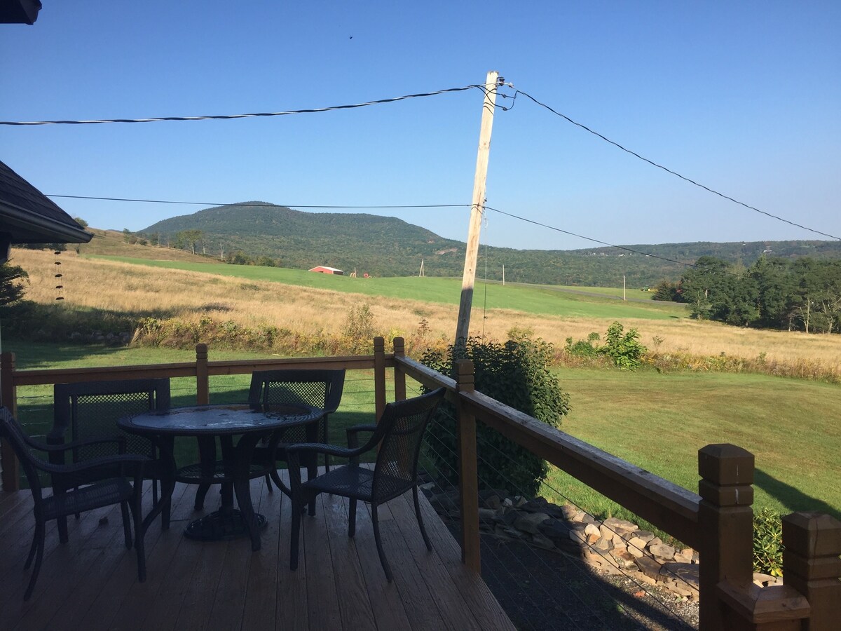 Amazing Mountain View’s Close to Windham wrap around porch w/ Hot tub 4 BDR 2 BR