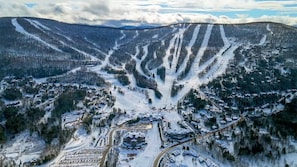 Windham Mountain is blowing snow, turning back to an amazing winter wonderland.