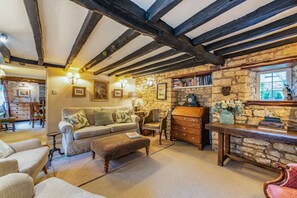 Pear Tree Cottage Bourton Living Room - StayCotswold