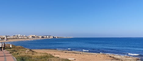 The beautiful beach just 5 mins away.