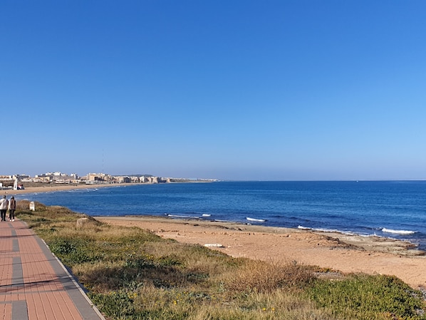 The beautiful beach just 5 mins away.