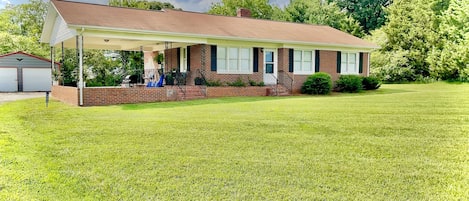 Front of the house as seen from the road