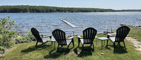 Water view with private dock access