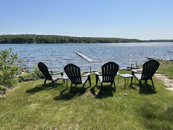 Water view with private dock access