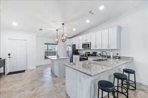 Entryway into the kitchen