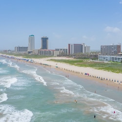 Featuring beautiful soft white sand and sparkling water, South Padre's beach is exquisite!