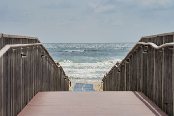 Beach access just steps away from the condo!