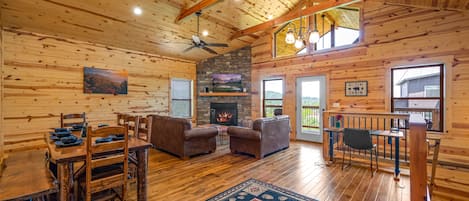 Main living and dining area 