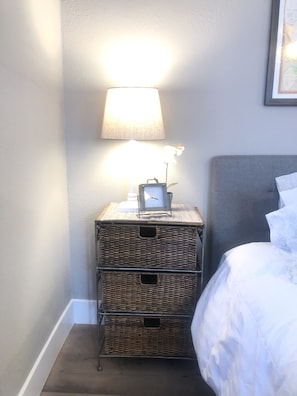 Cozy up in bed with your favorite book.