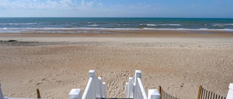 Private walkway to the beach