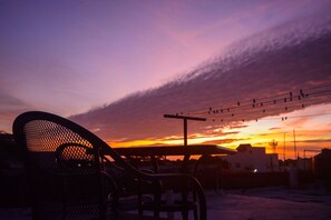 Nice sunset from the rooftop